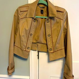 White House Black market cropped jacket size 4